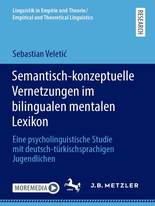 Title details for Semantisch-konzeptuelle Vernetzungen im bilingualen mentalen Lexikon by Sebastian Veletić - Available